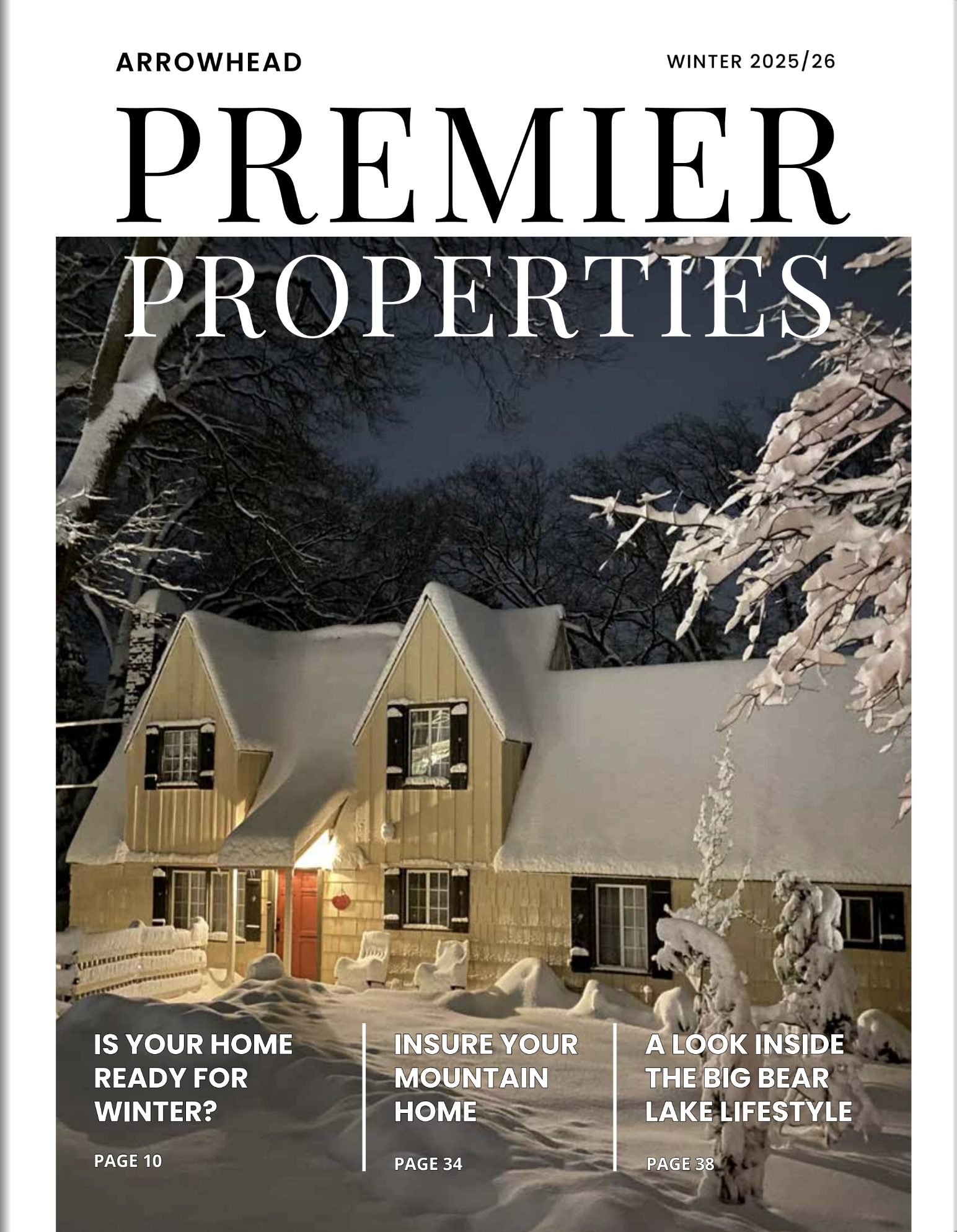 Arrowhead Premier Properties Magazine — Winter 2025/26